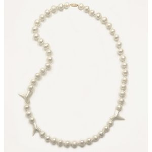 Nektar de Stagni Shark Teeth & Pearl Necklace
